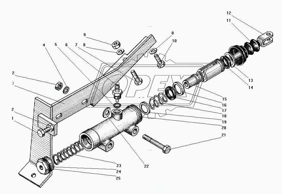 Цилиндр гидравлический