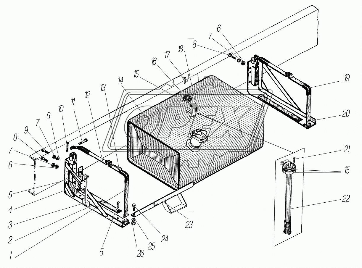 Топливный бак 1