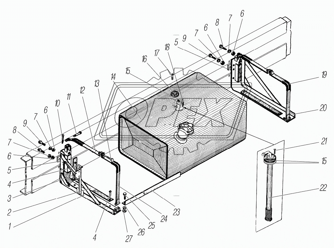 Топливный бак 2