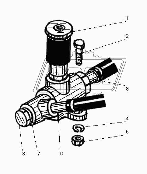 Установка ручного насоса прокачки топлива