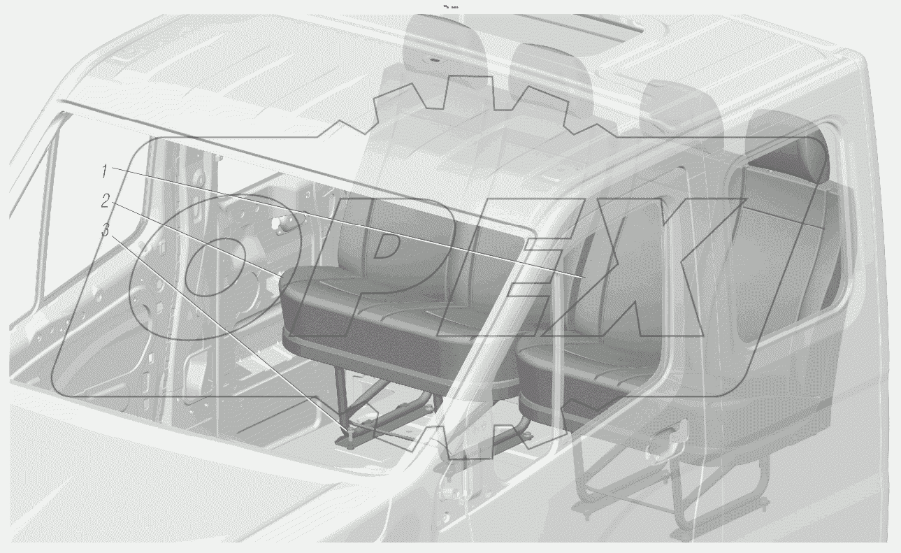  Сиденье заднее;Rear Seat