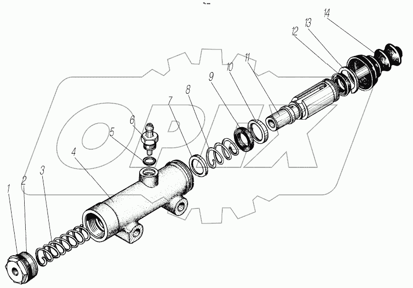 Цилиндр гидравлический;Hydraulic Cylinder