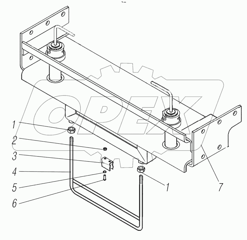  Установка подножки;Footstep mounting