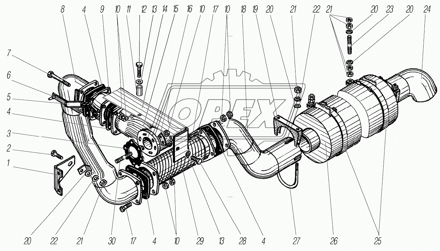 Cистема выпуска газов