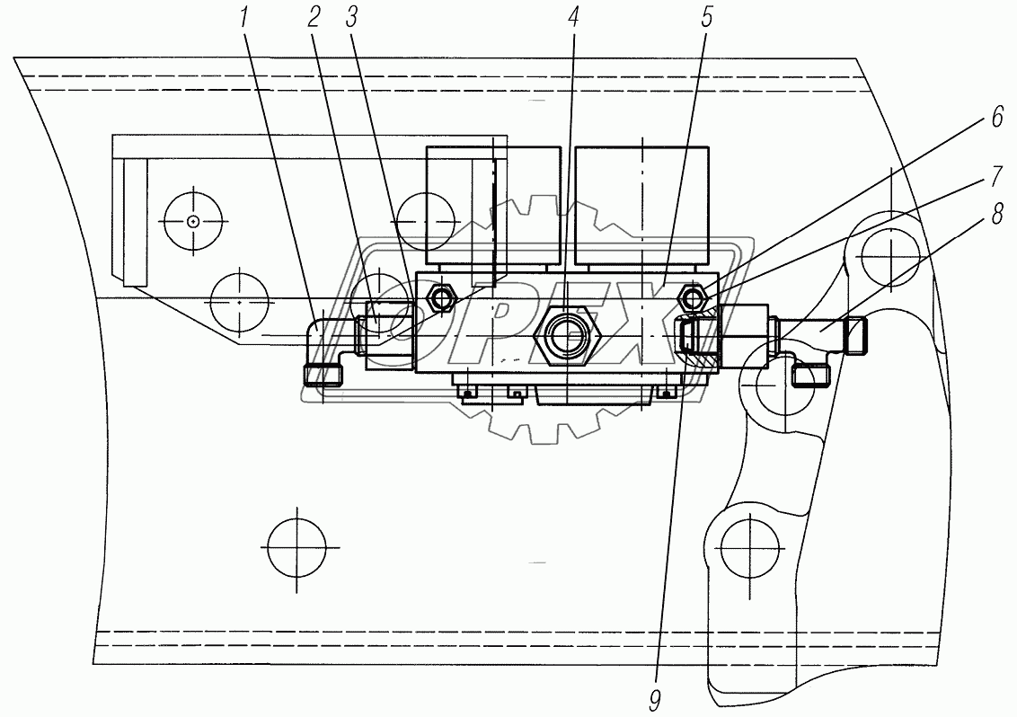 Установка электромагнитного клапана на автомобиль 4320-1151-59