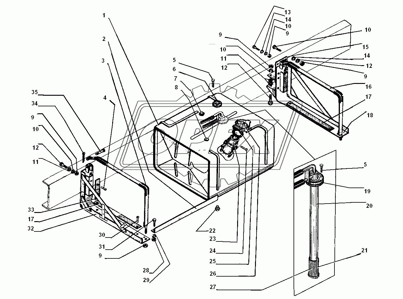 Основной топливный бак