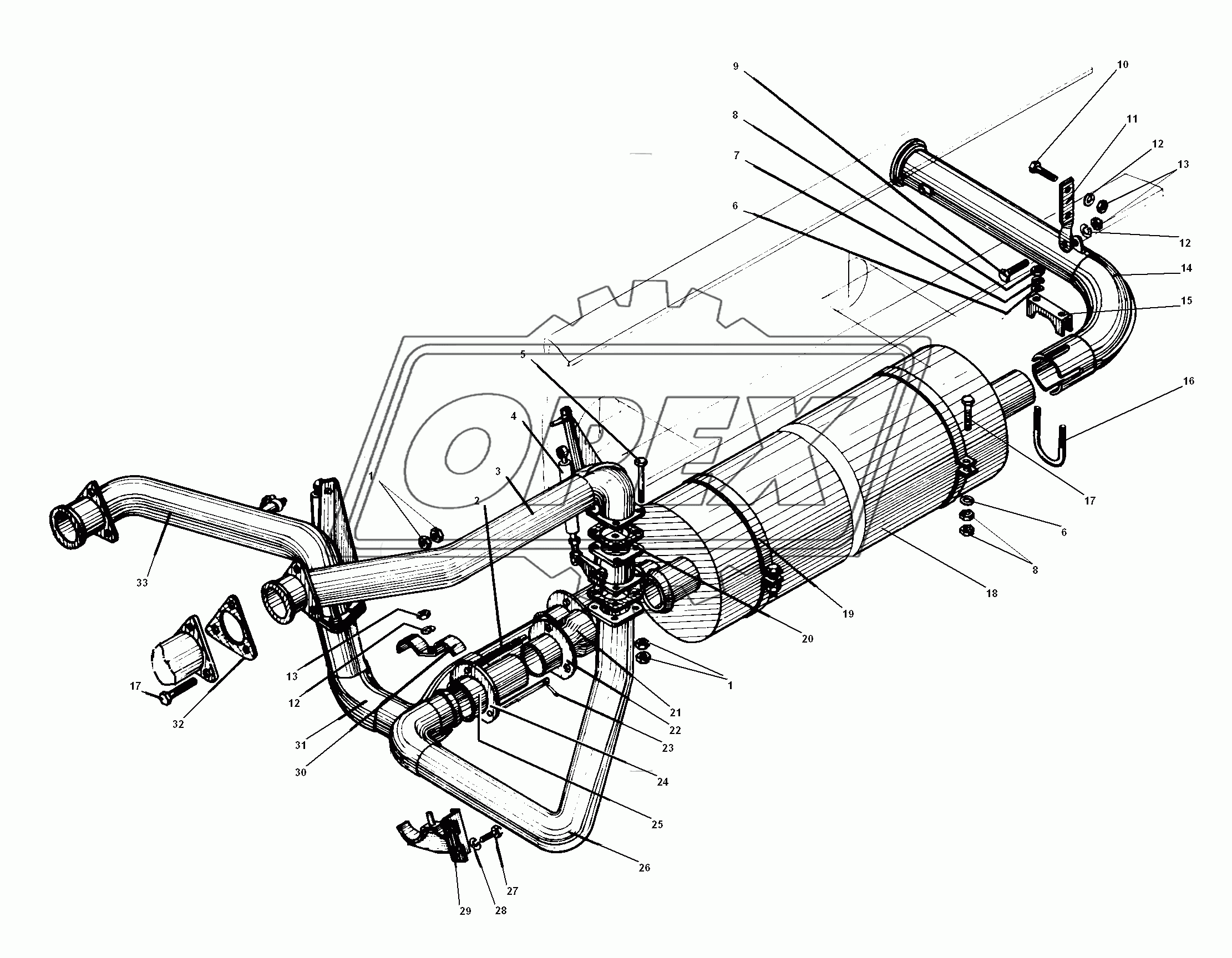 Cистема выпуска газов