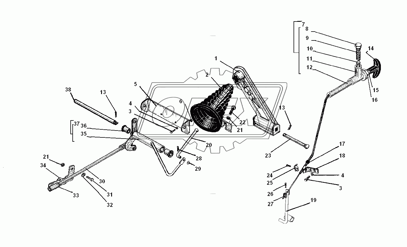 Привод акселератора