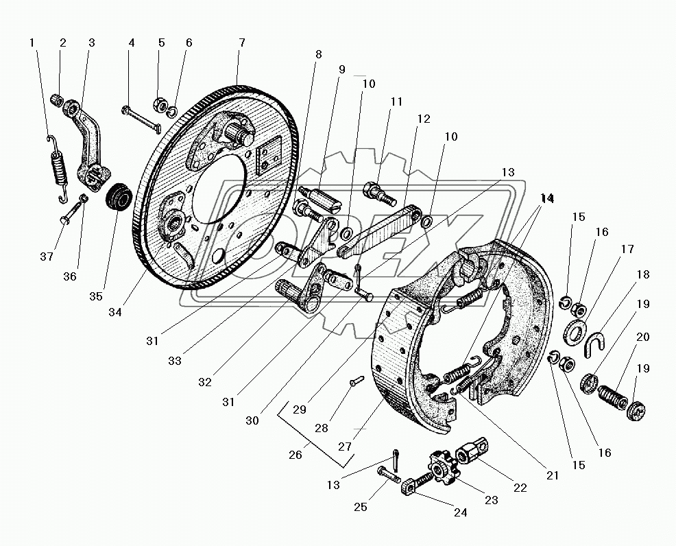 Стояночный тормоз