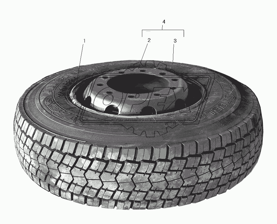 Колеса и шины для бескамерных шин