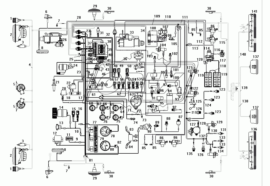 Схема электрооборудования 2
