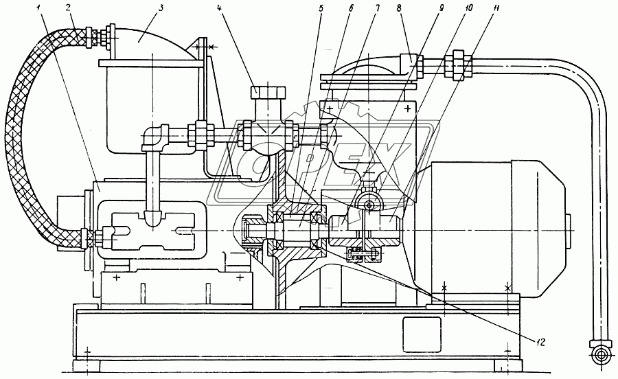 Установка компрессора ЭК-4