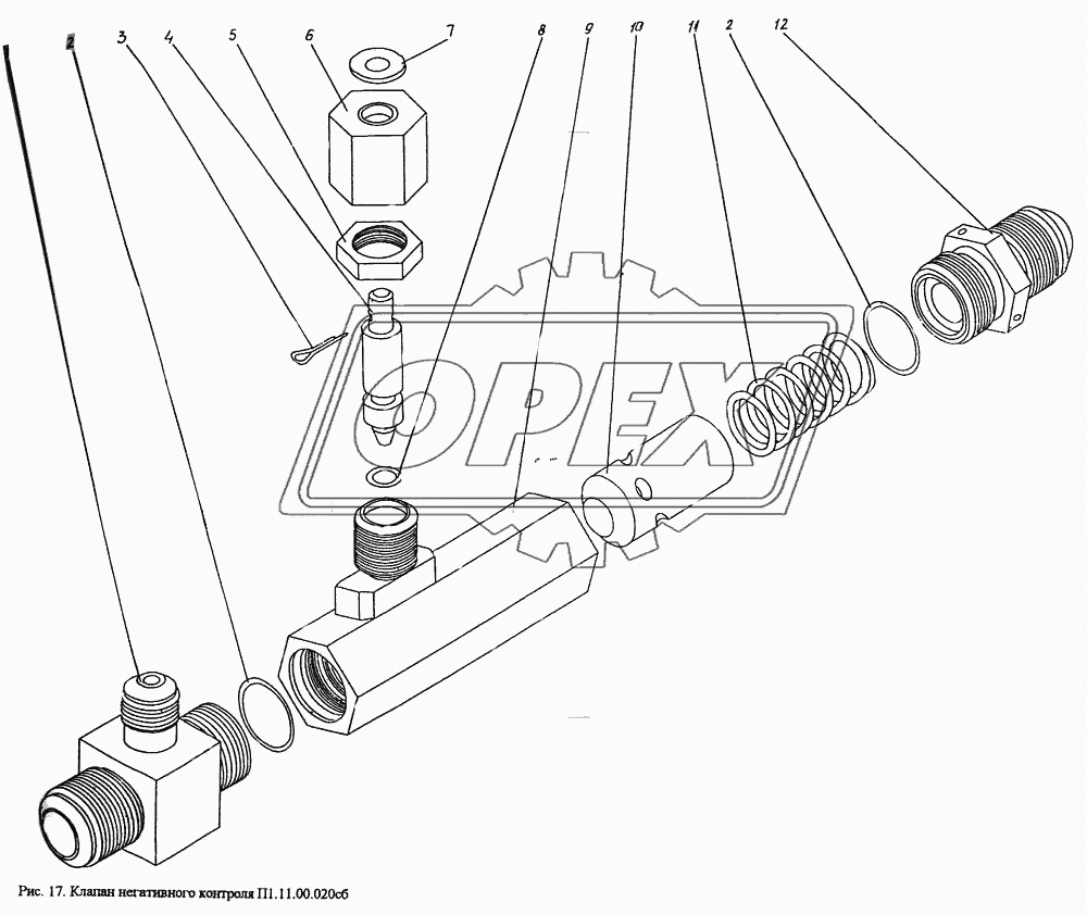 Клапан негативного контроля П1.11.00.020сб