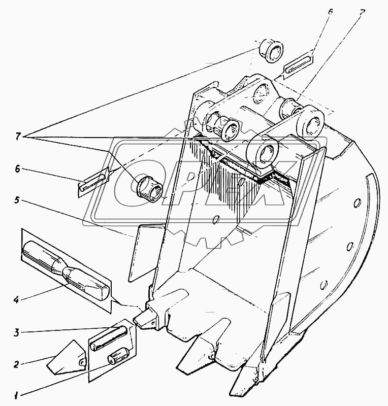 Ковш 1 куб.м.