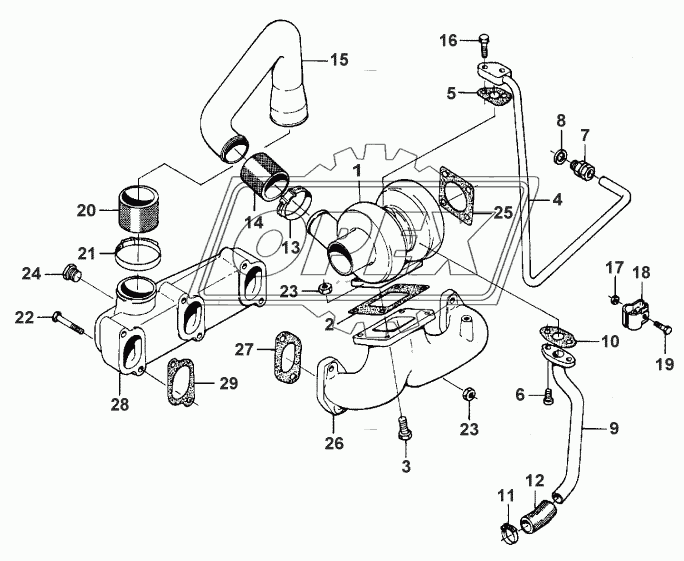 TURBOCHARGER-PIPES