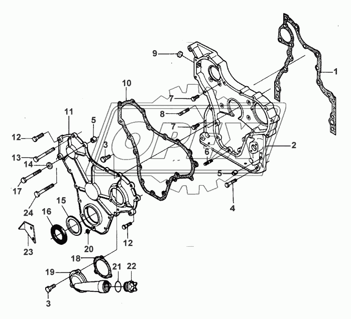 TIMING GEAR HOUSING