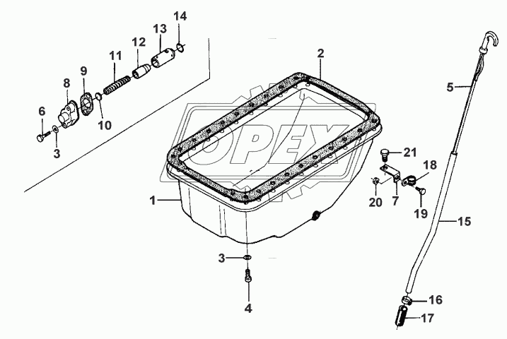 LUBRICATING OIL SUMP