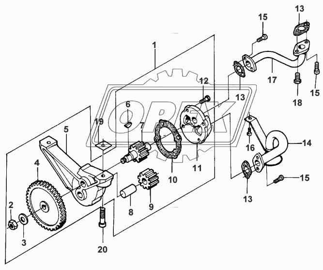 LUBRICATING OIL PUMP