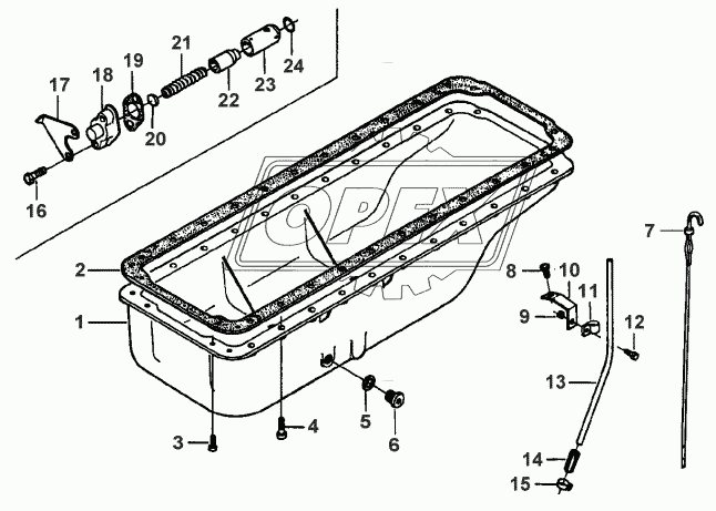 LUBRICATING OIL SUMP