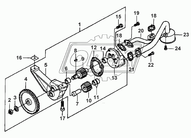 LUBRICATING OIL PUMP