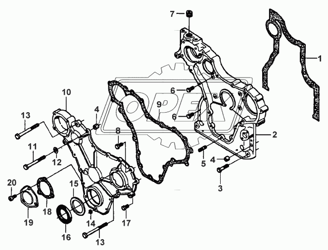 TIMING GEAR HOUSING