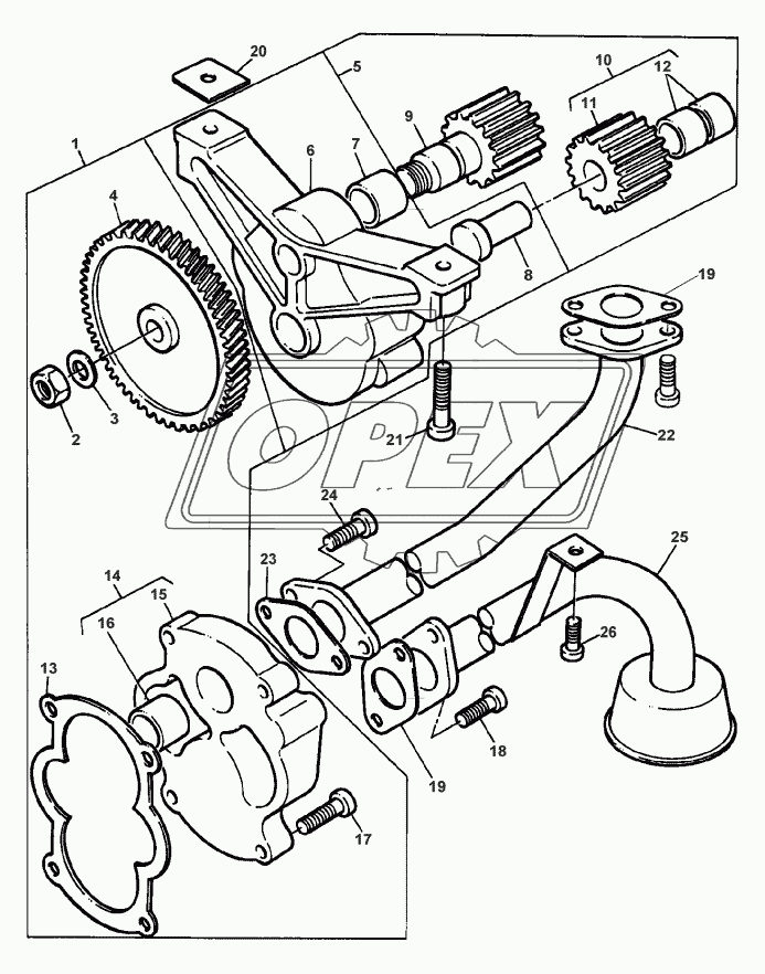 LUBRICATING OIL PUMP