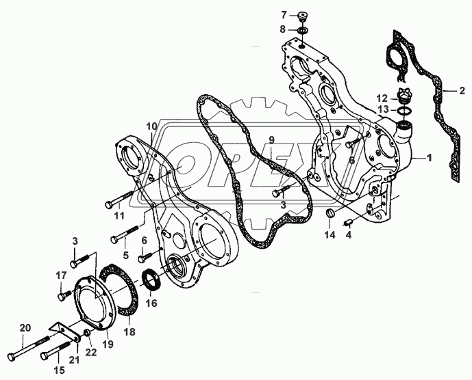 TIMING GEAR HOUSING