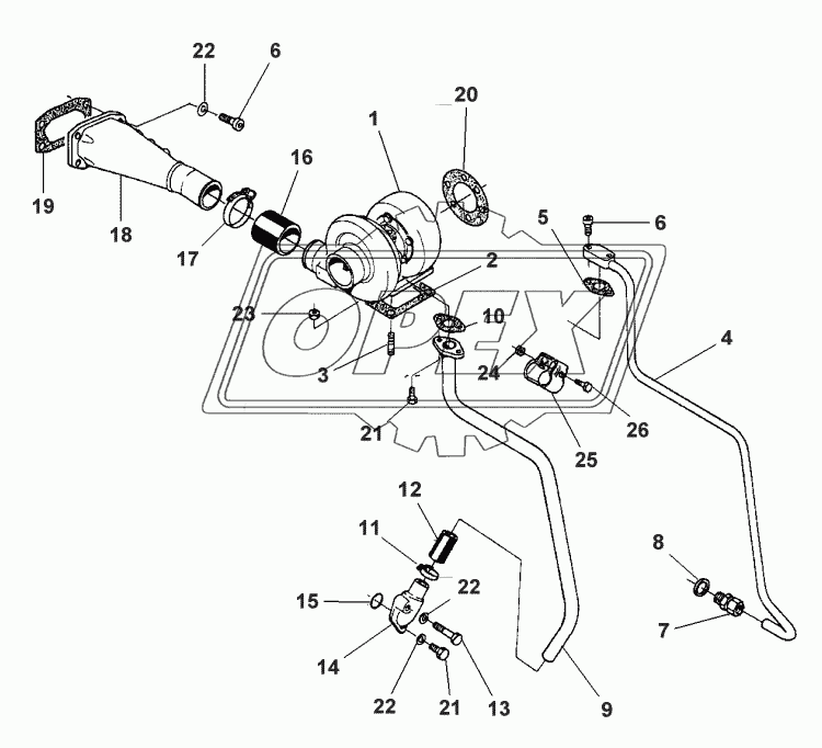 TURBOCHARGER-PIPES