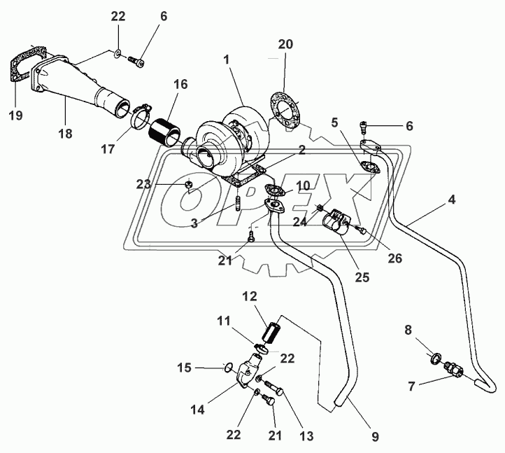 TURBOCHARGER-PIPES