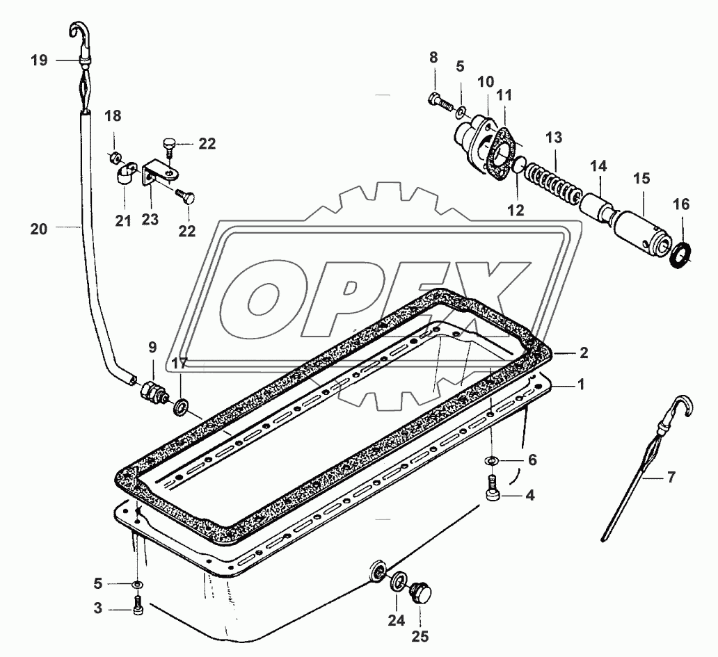 LUBRICATING OIL SUMP - FROM NO C 5509