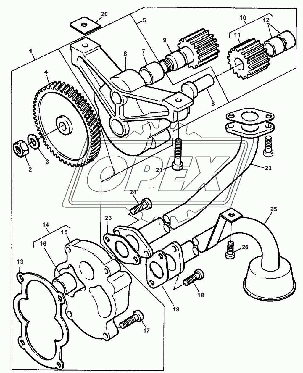 LUBRICATING OIL PUMP