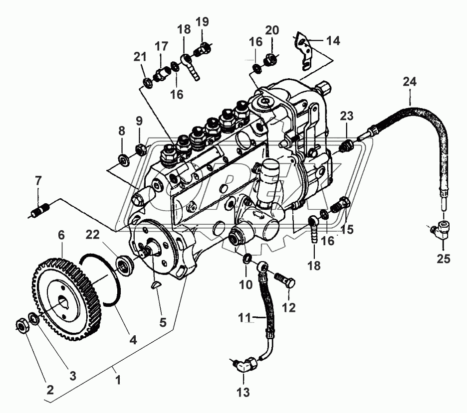 INJECTION PUMP - UP TO NO C 3698