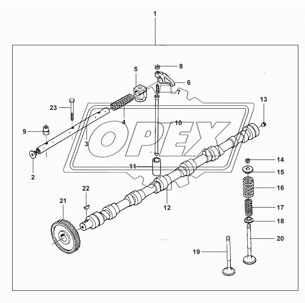 VALVE MECHANISM - FROM NO F 11597