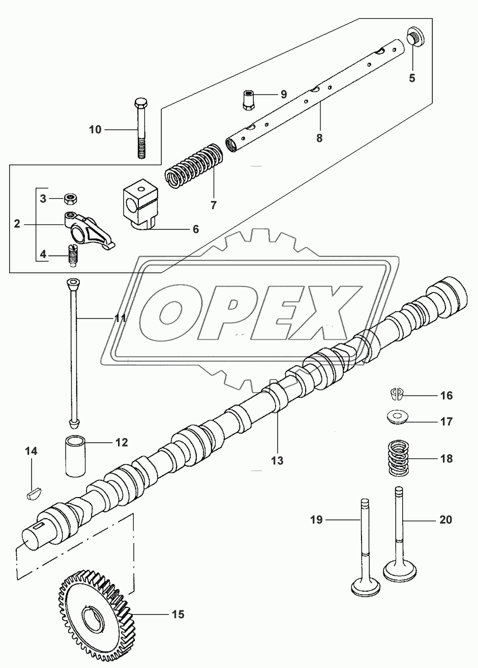 VALVE MECHANISM - FROM NO F 9996