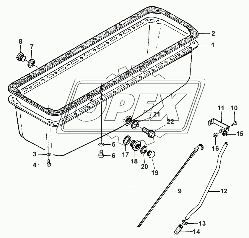 LUBRICATING OIL SUMP