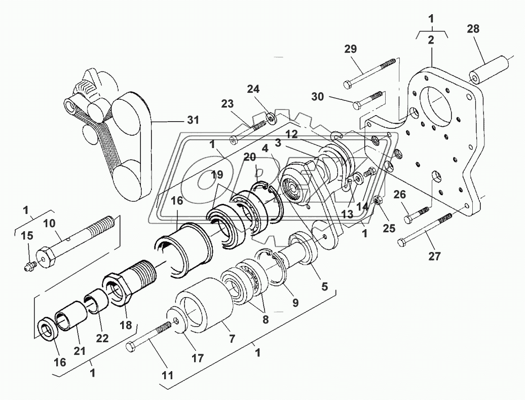 BELT TENSIONER MF7274