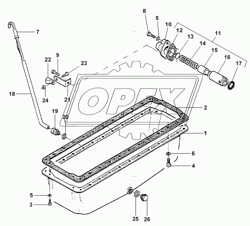 LUBRICATING OIL SUMP