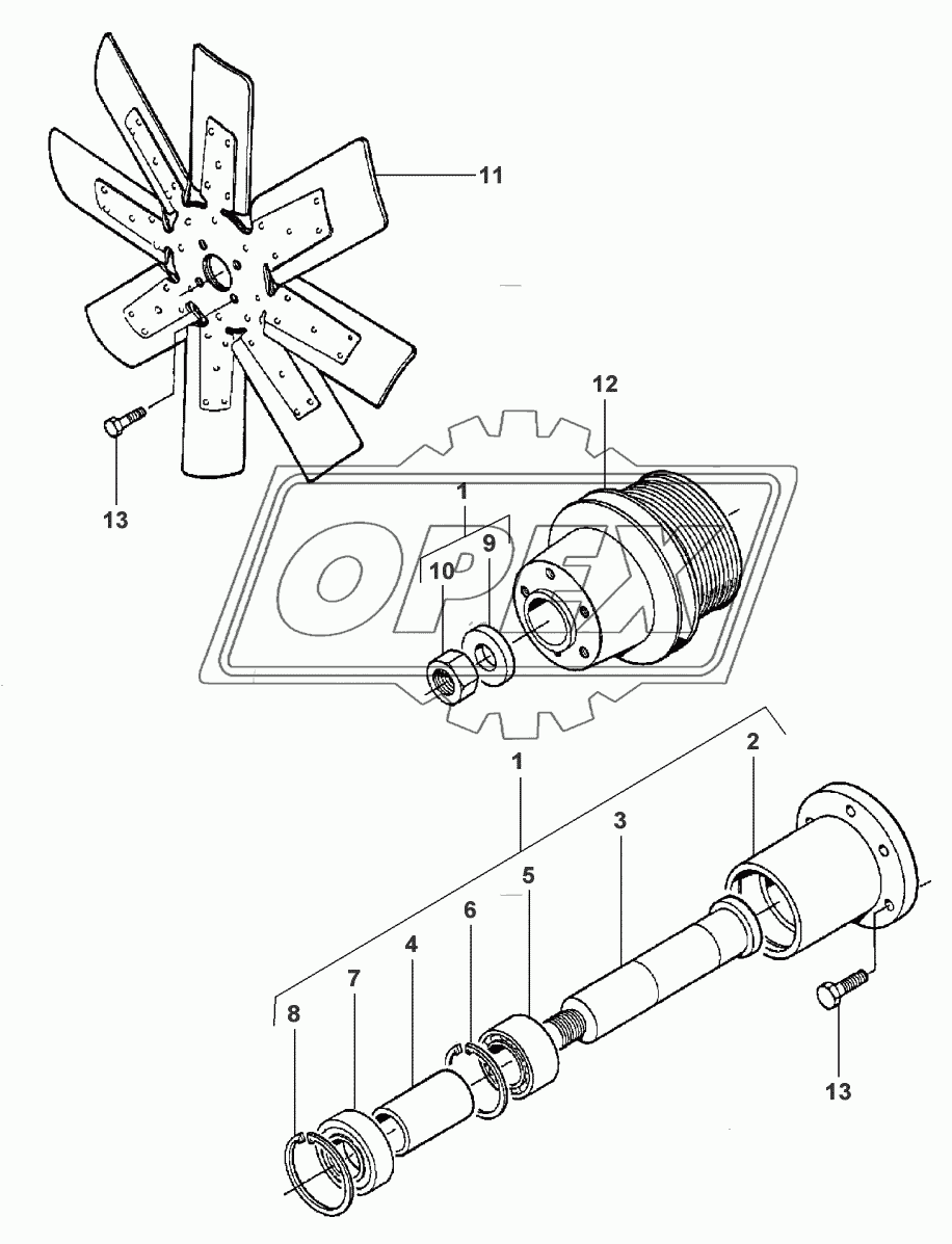 DRIVE SHAFT-FAN ENGINE