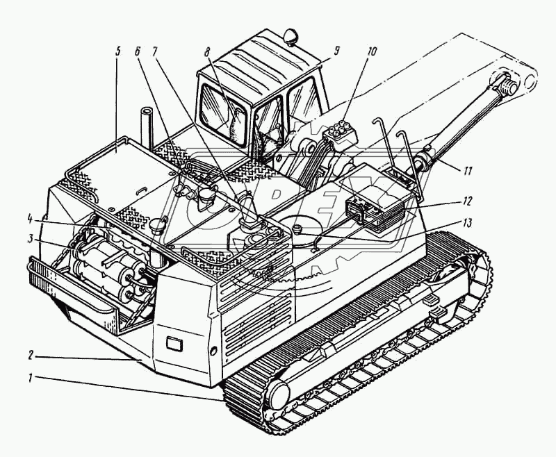 Экскаватор одноковшовый ЭО-5124