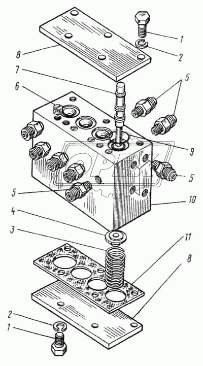 Блок золотников 1