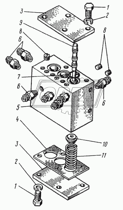 Блок золотников 2