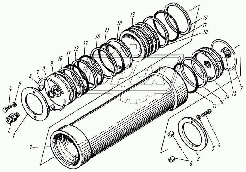 Пневмогидроаккумулятор