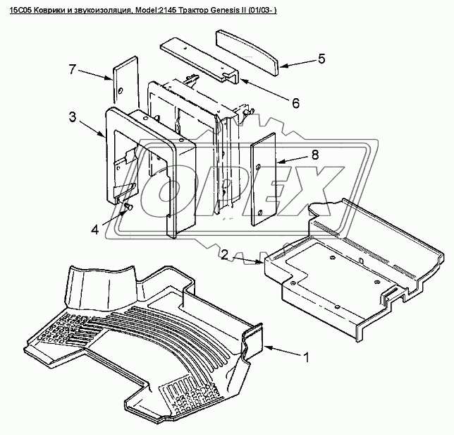 15C05 Коврики и звукоизоляция