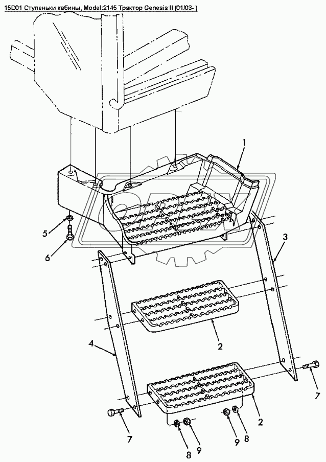 15D01 Ступеньки кабины