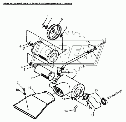 09D01 Воздушный фильтр