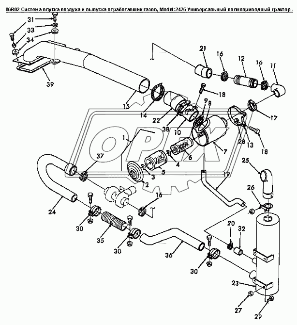 06B02 Система впуска воздуха и выпуска отработавших газов
