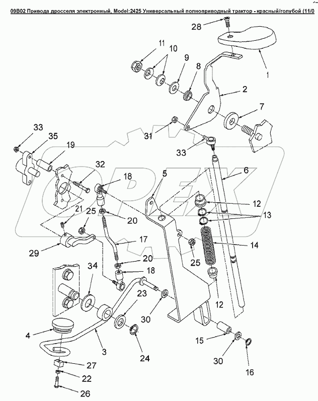 09B02 Привода дросселя электронный