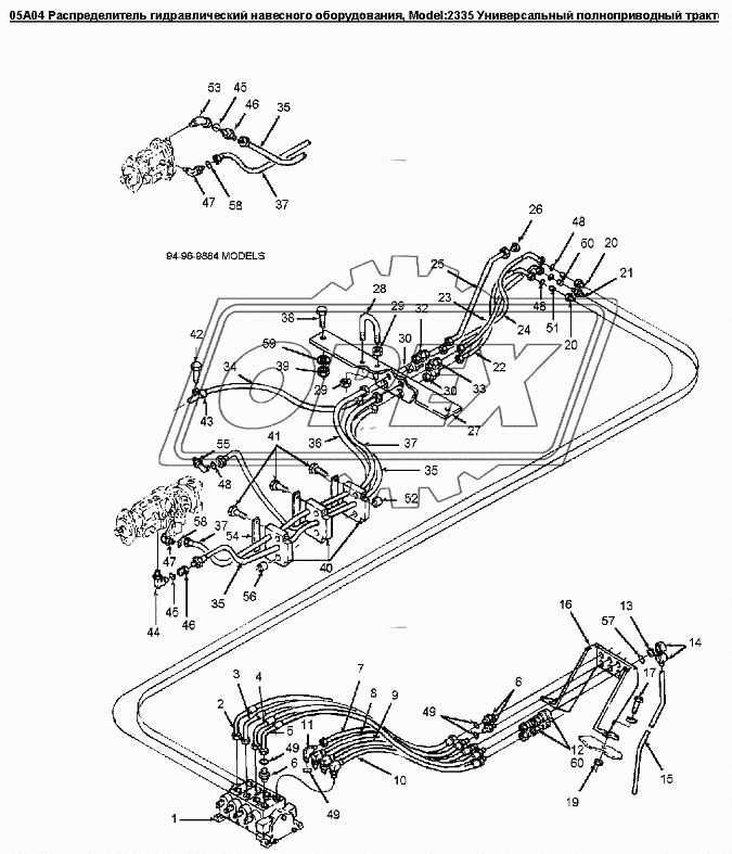 05A04 Распределитель гидравлический навесного оборудования