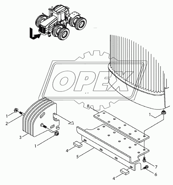 9ATT02 Грузы передние - HHP L4WD