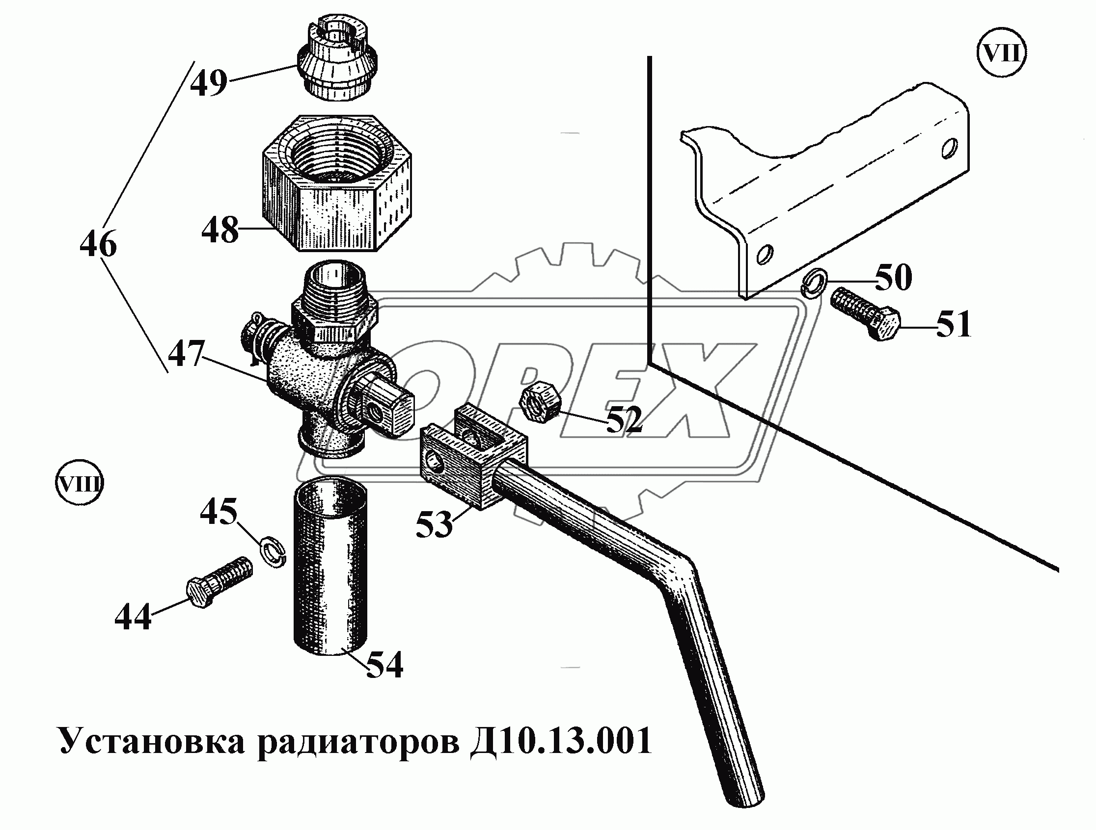 Установка радиаторов Д10.13.001 (6)